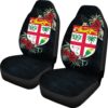 Fiji Hibiscus Coat of Arms Car Seat Covers A02
