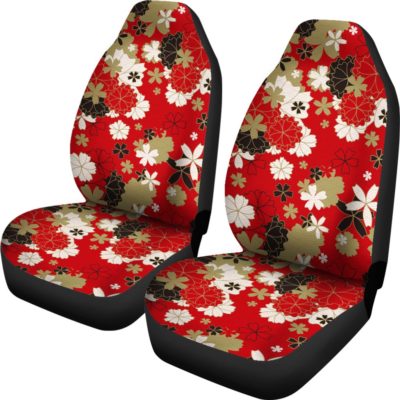 Japan Floral Pattern Car Seat Cover 02 - BN03