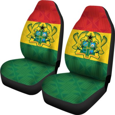 Ghana Car Seat Covers - Coat of Arms K4