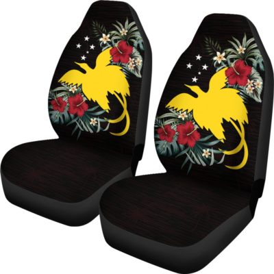 Papua New Guinea Hibiscus Car Seat Covers A02