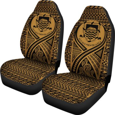 Tuvalu Car Seat Cover Lift Up Gold - BN09