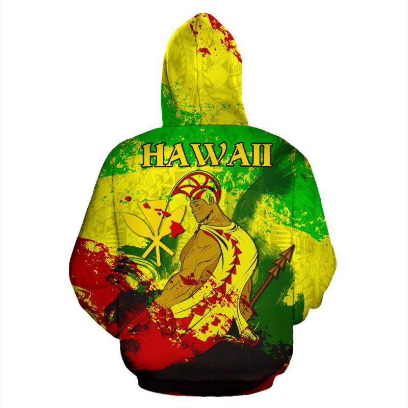 Hawaii King Kamehameha Kanaka Hoodie K4