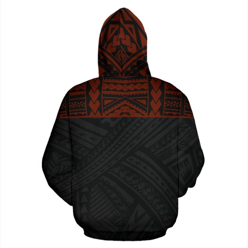 Samoa All Over Hoodie - Polynesian Is Front - Bn09