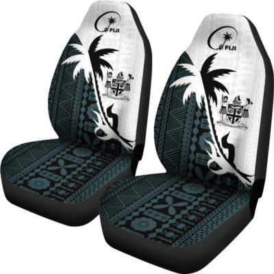 Fiji Coconut Tree Car Seat Covers K4