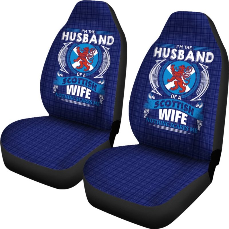Husband Of Scottish Wife Car Seat Covers A7