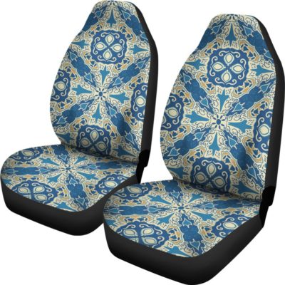 Portugal Car Seat Cover - Azulejos Pattern 12 Z3
