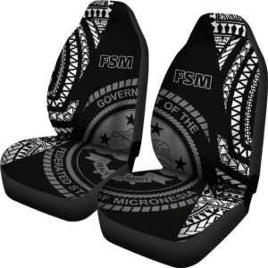 Federated States of Micronesia Pattern Car Seat Covers - BN09
