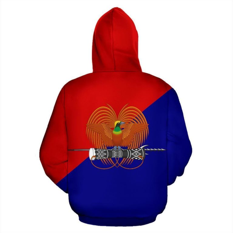 Papua New Guinea All Over Zip-Up Hoodie - Central Province - Bn04