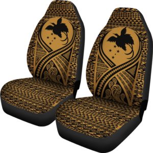 Papua New Guinea Car Seat Cover Lift Up Gold - BN09