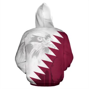 Qatar Zip Up Hoodie Falcon K4