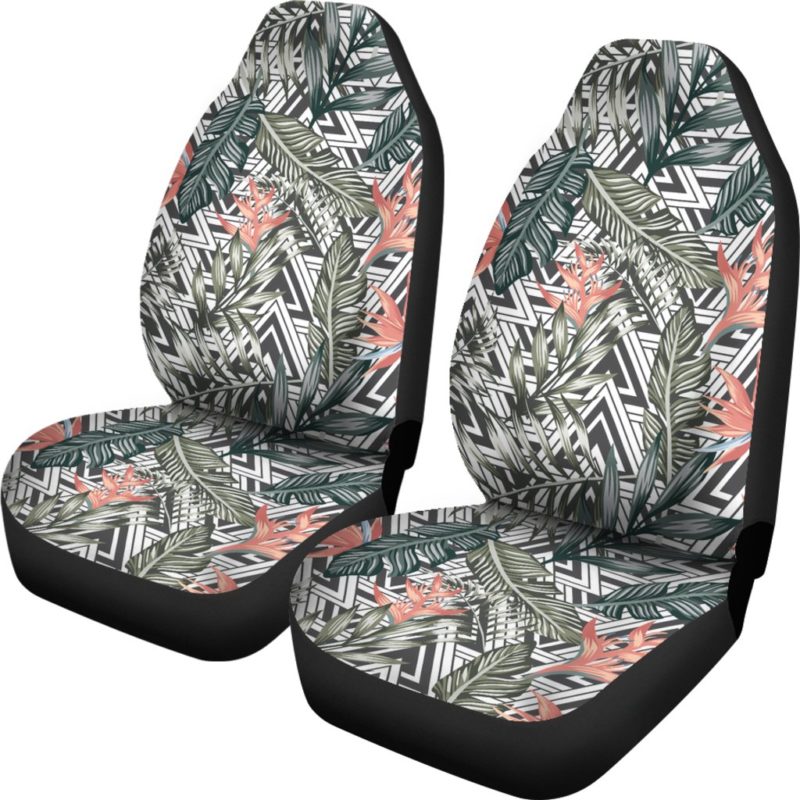 Hawaii Tropical Palm Leaf Car Seat Covers J7