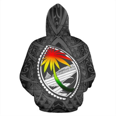 Zip Up Hoodie Guam - Polynesian Turtle Style - Bn01