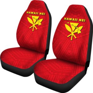 Hawaii Kanaka Polynesian Car Seat Covers - AH - J71