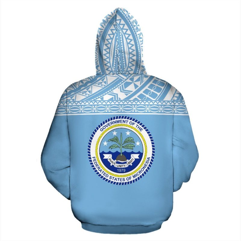 Federated States Of Micronesia All Over Hoodie - Polynesian Hoodie Style - Bn01