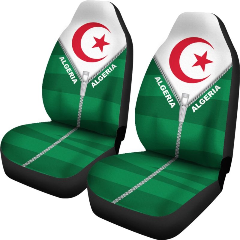 Algeria Car Seat Cover With Straight Zipper Style K52