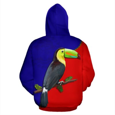 Belize Keel-billed Toucan Zip Up Hoodie K4