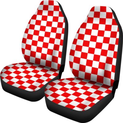 Croatia checkerboard car seat cover NN9