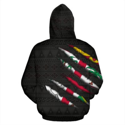 Fiji All Over Hoodie - Scratch Style - Bn09
