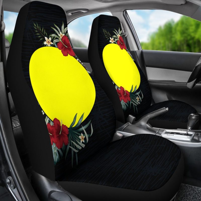 Palau Hibiscus Coat of Arms Car Seat Covers A02