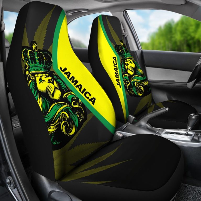 Jamaica Lion Car Seat Covers Bn10