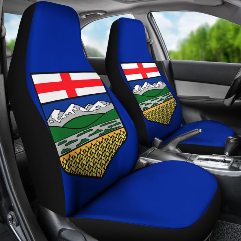 CANADA ALBERTA FLAG CAR SEAT COVERS TH9