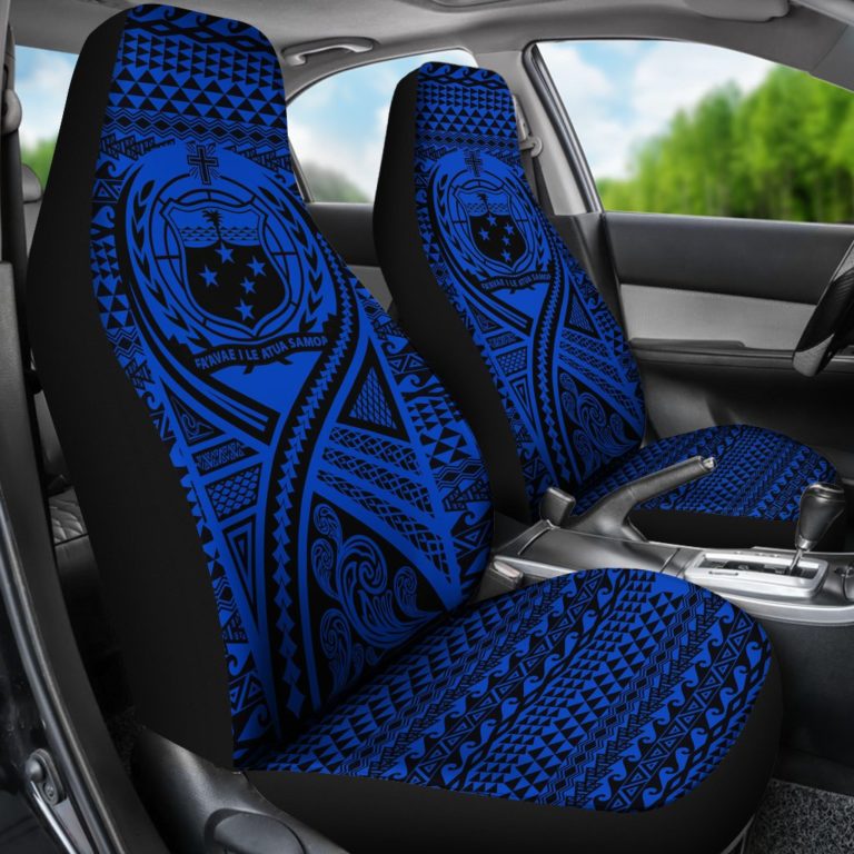 Samoa Car Seat Cover Lift Up Blue - BN09