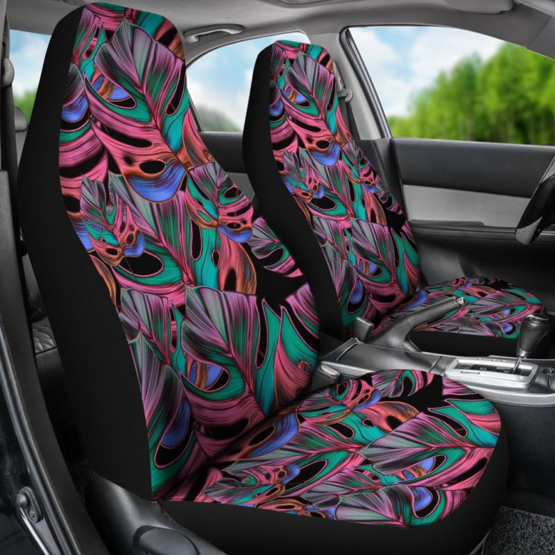 Hawaii Palm Leaf Car Seat Covers J9