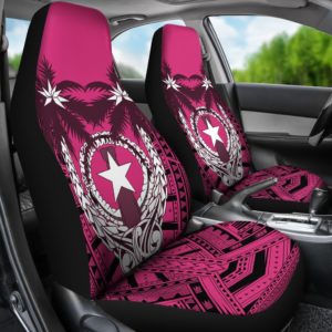 Northern Mariana Islands Coconut Car Seat Covers (Pink) A02