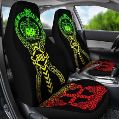 Samoa Car Seat Covers -  Polynesian Tribal Reggae - BN04
