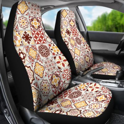 Portugal Car Seat Cover - Azulejos Pattern 13 Z3