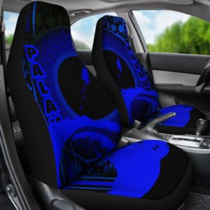 Palau Car Seat Covers - Hibiscus and Wave Blue K7