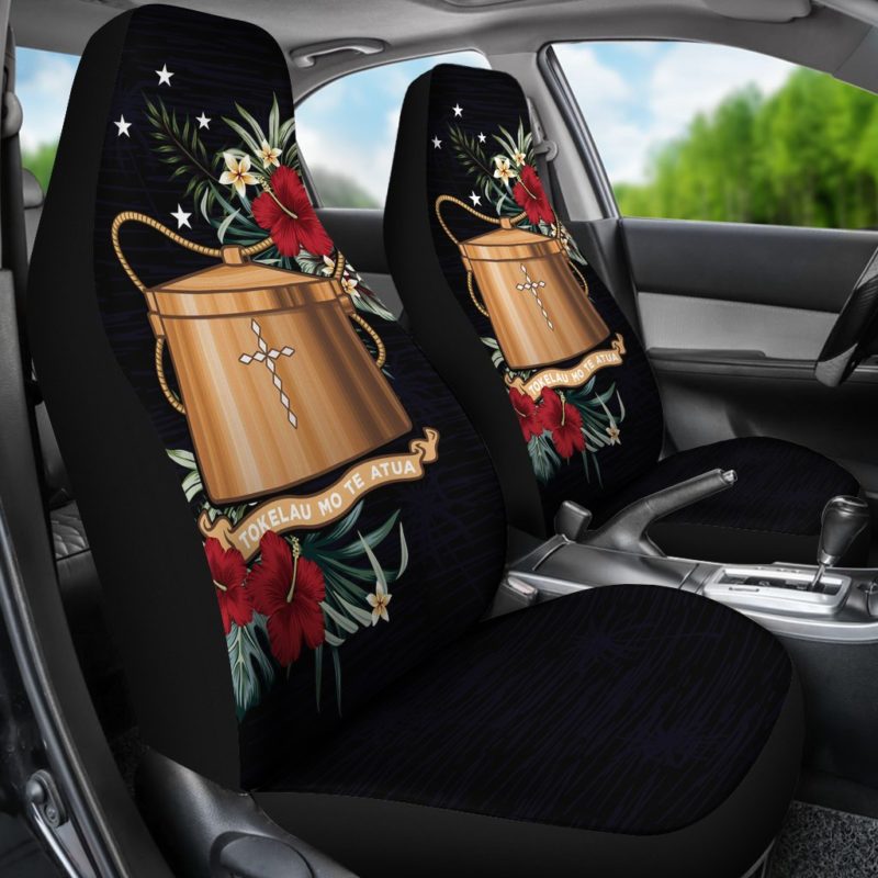 Tokelau Hibiscus Coat of Arms Car Seat Covers A02