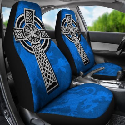 Scottish Lion Celtic Cross Car Seat Covers K4