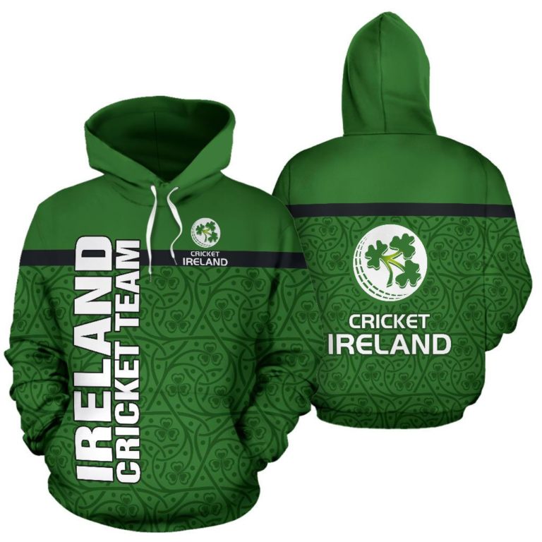 Ireland Hoodie - Ireland Cricket Team - BN15