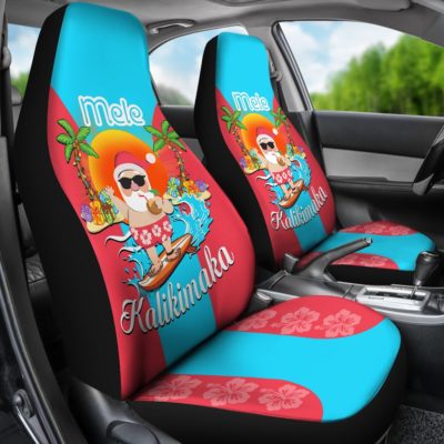 Hawaii Tropical Mele Kalikimaka Car Seat Covers TH76