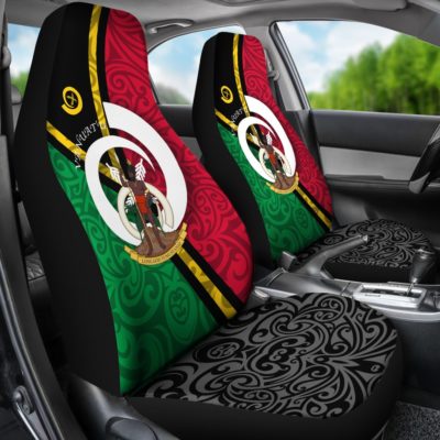 Vanuatu Flag Design Car Seat Covers K7