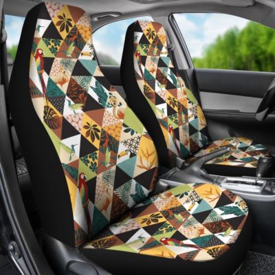 Hawaii Parrot Pattern Car Seat Covers J7