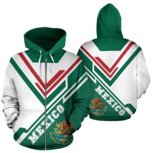 Mexico All Over Zip-Up Hoodie - Drift Version - Bn04