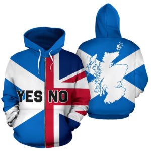 Scotland Zip Hoodie Scottish Independence K4