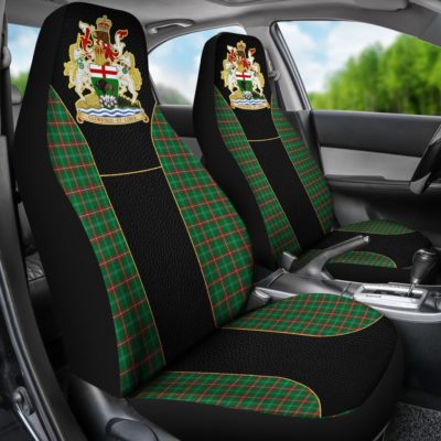 CANADA MANITOBA COAT OF ARMS GOLDEN CAR SEAT COVERS R1