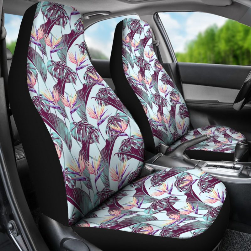 Hawaii Tropical Strelitzia Car Seat Covers J7