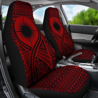 Marshall Islands Car Seat Cover Lift Up Red - BN09