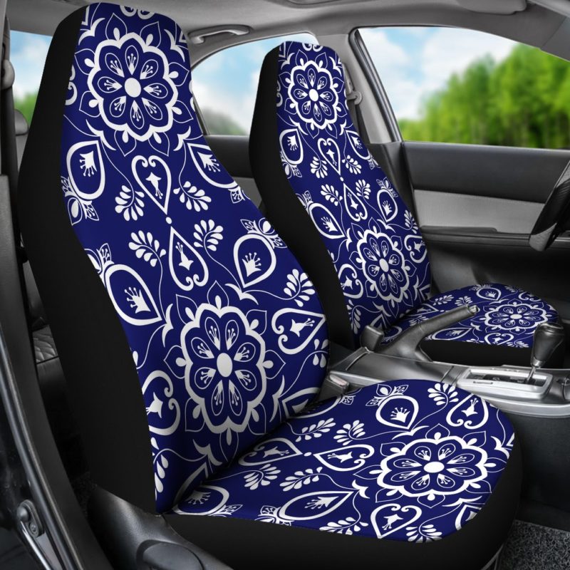 Portugal Car Seat Cover - Azulejos Pattern 01 Z3