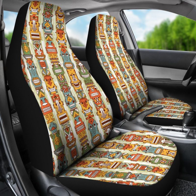 Hawaii Tiki God Car Seat Covers J9