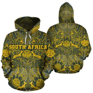 South Africa Springbok Hoodie Proud Version K4