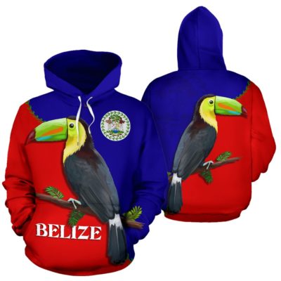 Belize Keel-billed Toucan Hoodie K4
