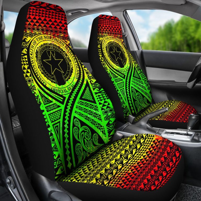 Northern Mariana Islands Car Seat Cover Lift Up Reggae - BN09