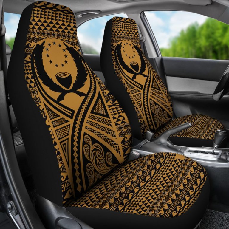 Pohnpei Car Seat Cover Lift Up Gold - BN09