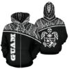 Guam All Over Zip-Up Hoodie - Micronesia Curve Style  - Bn09
