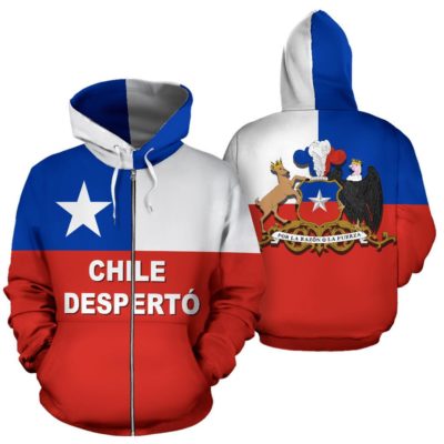 Chile Desperto Zip Up Hoodie K4